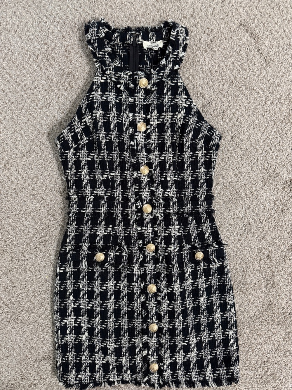 NWT L'AGENCE Women's Tweed Dress